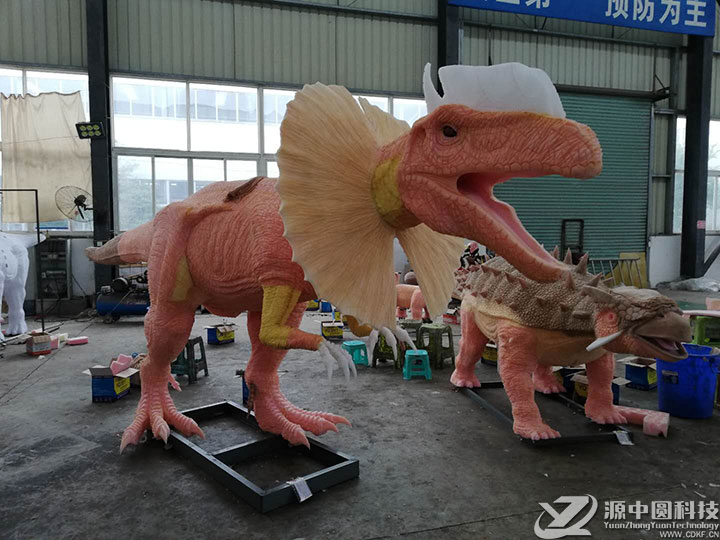 仿真恐龙 恐龙模型 恐龙工厂 电动恐龙 双冠龙