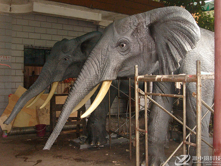 电动大象雕塑