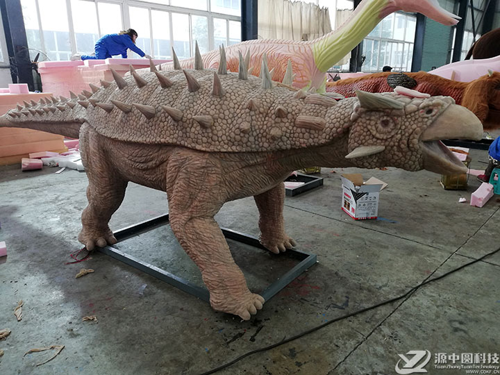 甲龙机模 仿真恐龙机模 恐龙模型定制工厂 恐龙公司