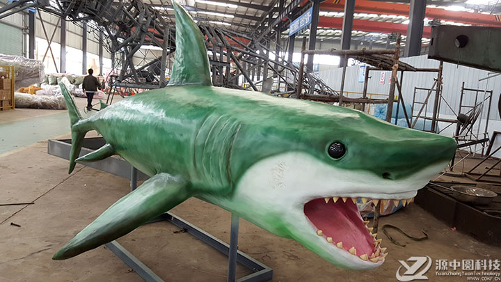 鲨鱼动雕机模