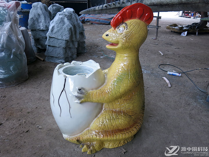 恐龙垃圾桶