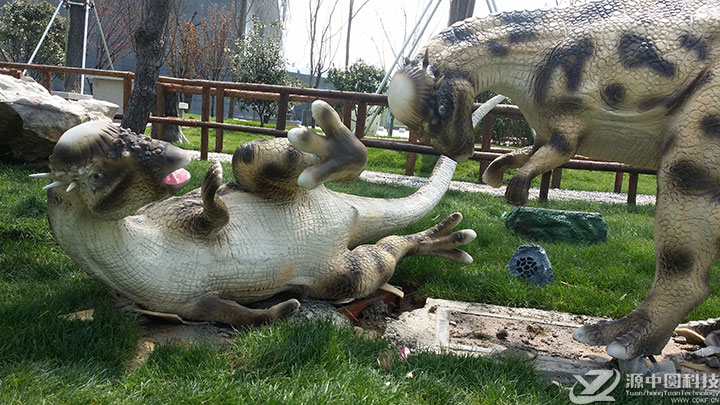 玻璃钢恐龙雕塑 恐龙雕塑 仿真恐龙雕塑