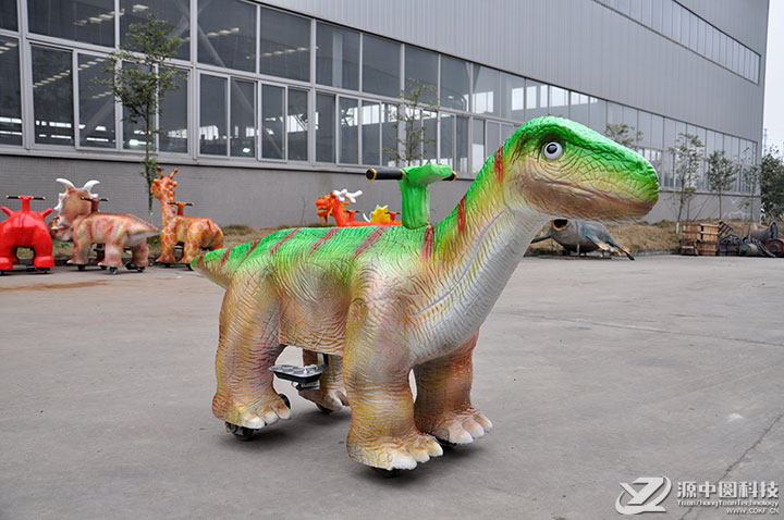 恐龙车 恐龙电动车 小孩骑的恐龙车 扫码恐龙车