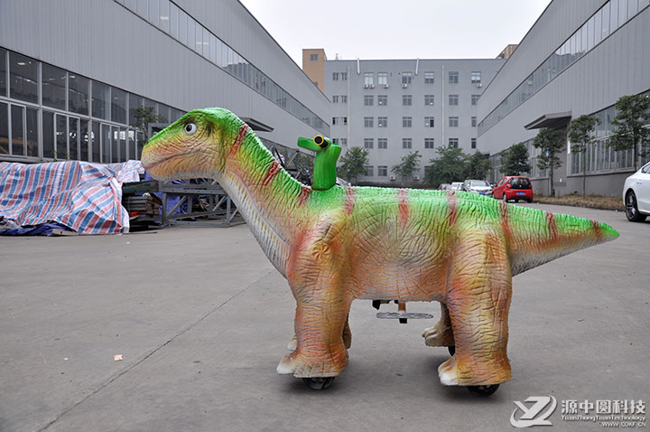 恐龙车 恐龙电动车 小孩骑的恐龙车 扫码恐龙车