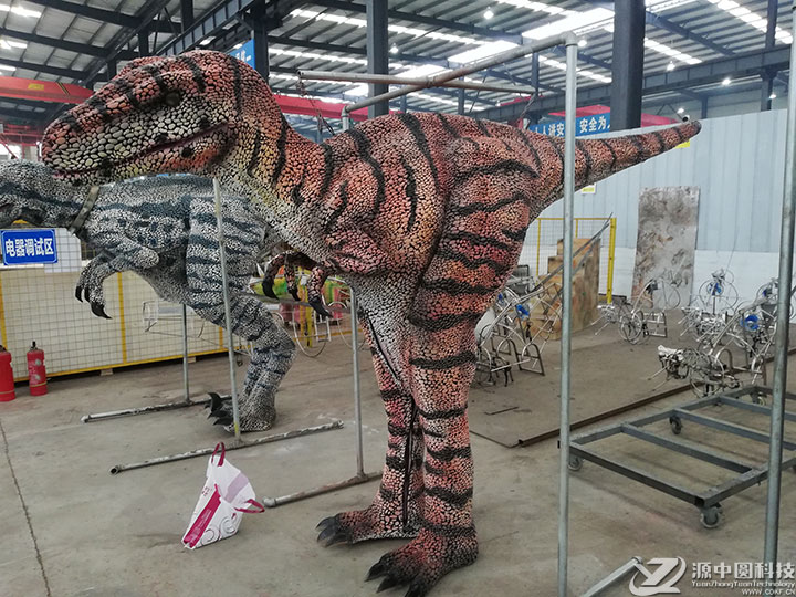 藏腿恐龙服 恐龙表演服 恐龙皮套 恐龙道具服