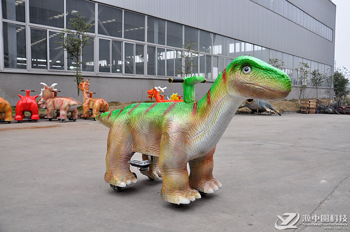 恐龙车 恐龙电动车 二维码恐龙车 恐龙小车 
