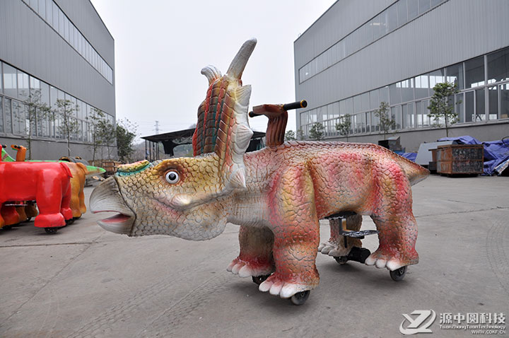 二维码恐龙车 恐龙电动车 恐龙小车 恐龙车生产厂家