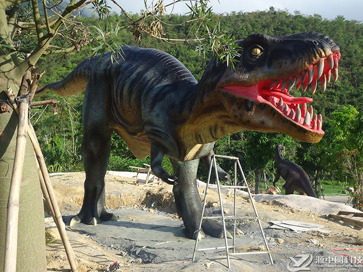 GRC仿真恐龙雕塑 GRC恐龙模型雕塑 水泥恐龙  