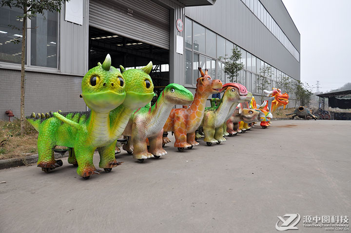 仿真恐龙车 恐龙电动车 二维码恐龙车 恐龙电瓶车 恐龙小车  商场恐龙车