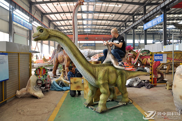 骑乘恐龙 恐龙雕塑  游乐恐龙 恐龙模型定制