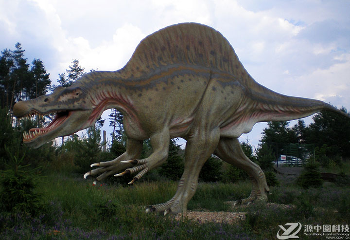 仿真棘背龙 仿真恐龙  恐龙模型  恐龙雕塑  景点恐龙打造公司