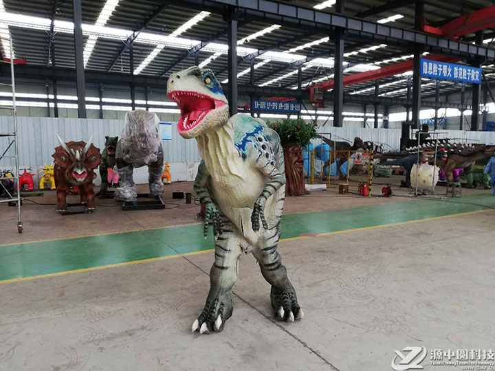迅猛龙恐龙服 恐龙表演服 恐龙服装 恐龙皮套服装