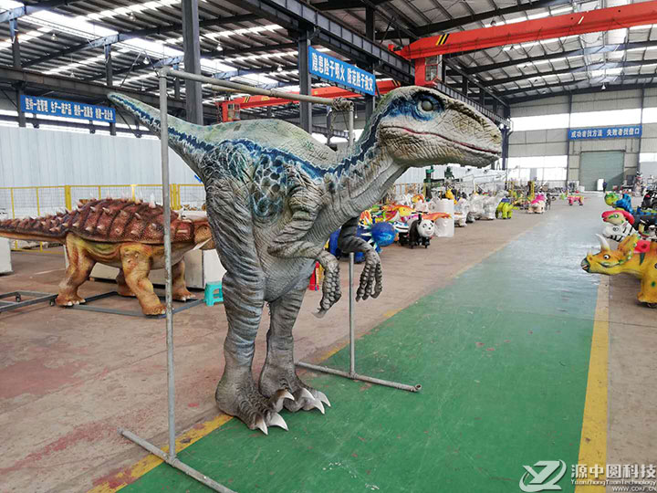 迅猛龙藏腿恐龙服 藏腿恐龙服装 可以藏腿的恐龙皮套道具