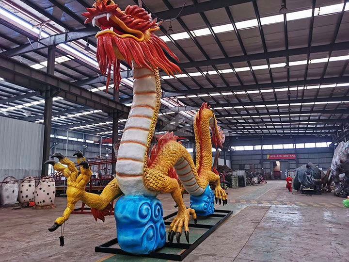 中国传统龙雕塑