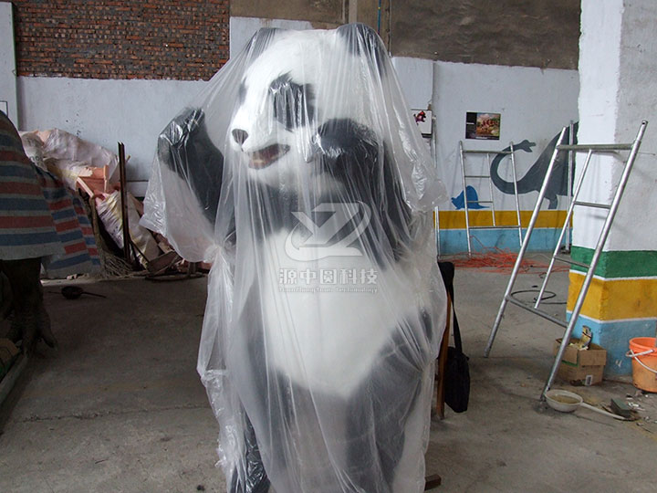 大熊猫雕塑制作