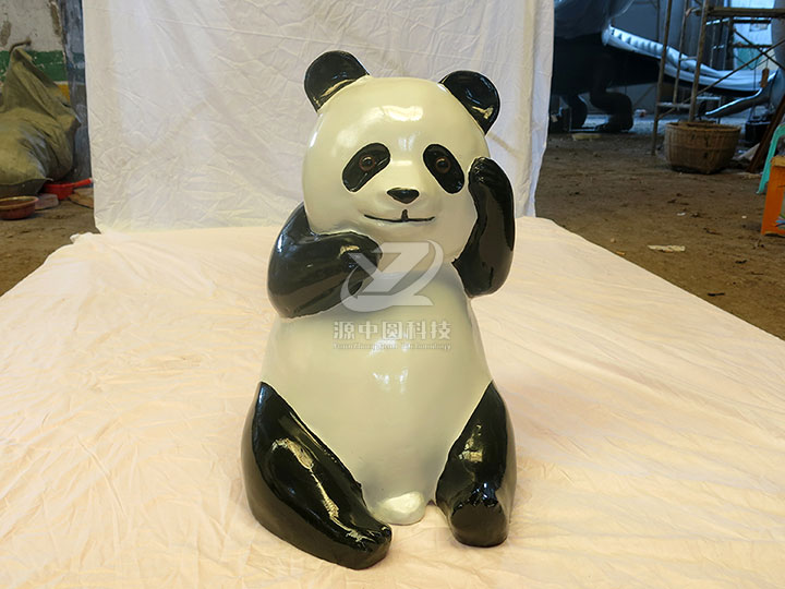 玻璃钢熊猫雕塑