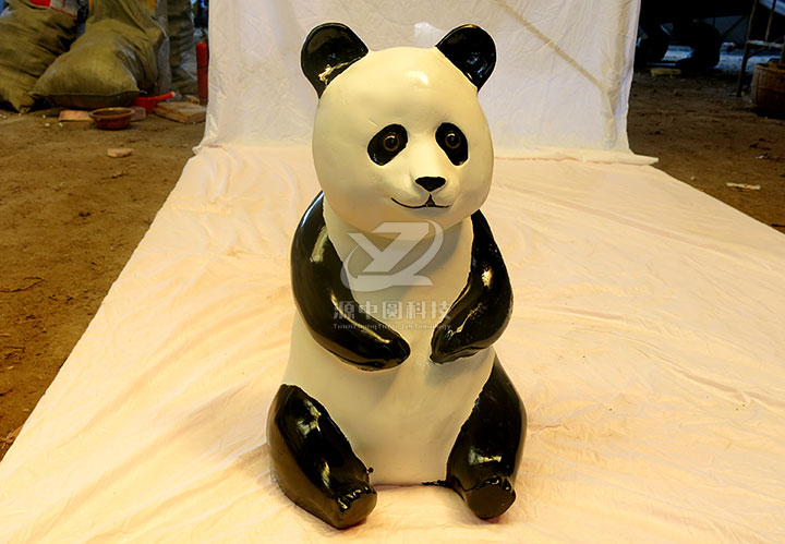玻璃钢熊猫雕塑