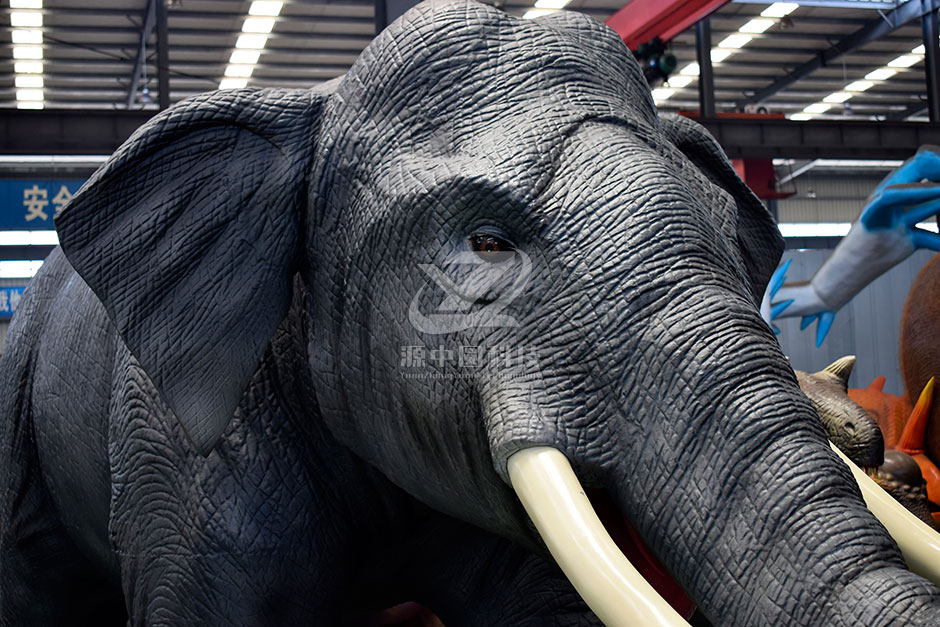 大象机模，大象雕塑，硅胶大象，机械大象