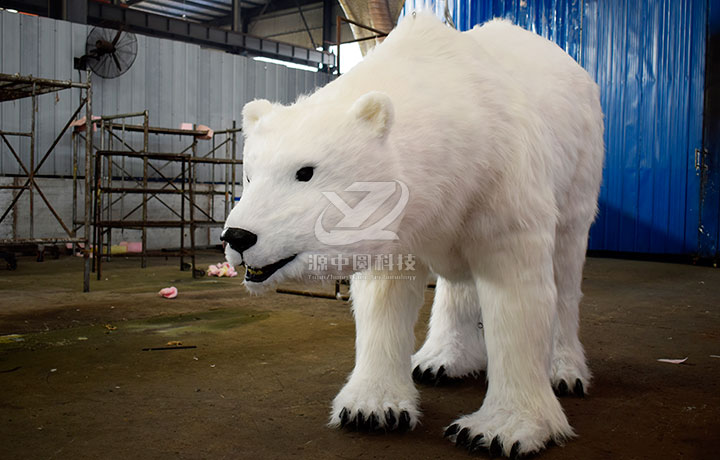 北极熊皮套，北极熊道具，北极熊装扮道具