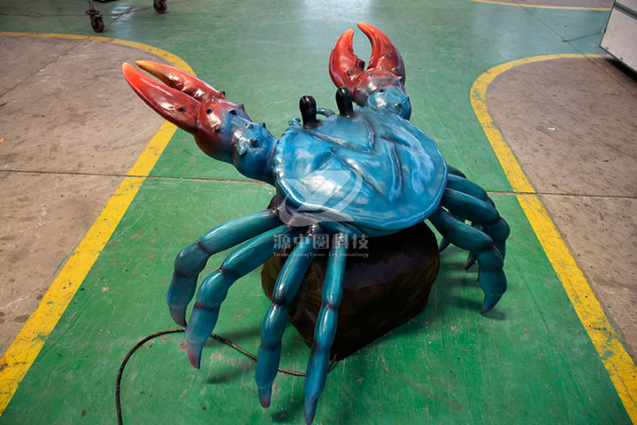 仿真螃蟹，螃蟹机模，电动机械螃蟹